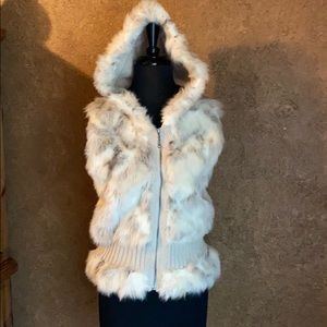 Faux fur vest